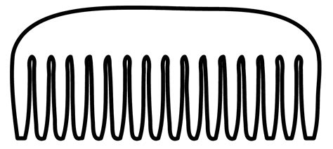 suklay clipart black and white|Comb Black And White Clipart .